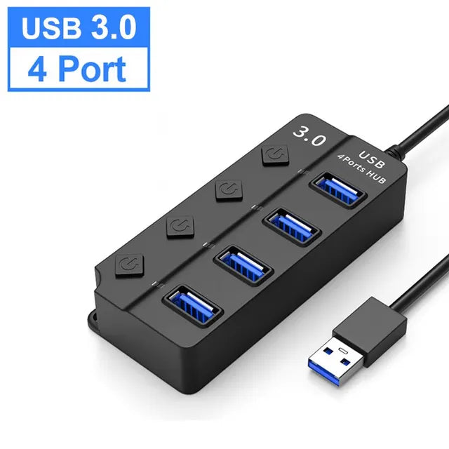 HUB USB 3.0 USB Splitter 2.0 - BlissfulBasic
