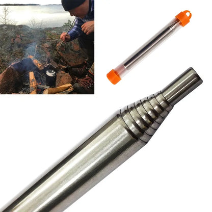 Tools Outdoor Cooking Survival Blow Fire Tube - BlissfulBasic