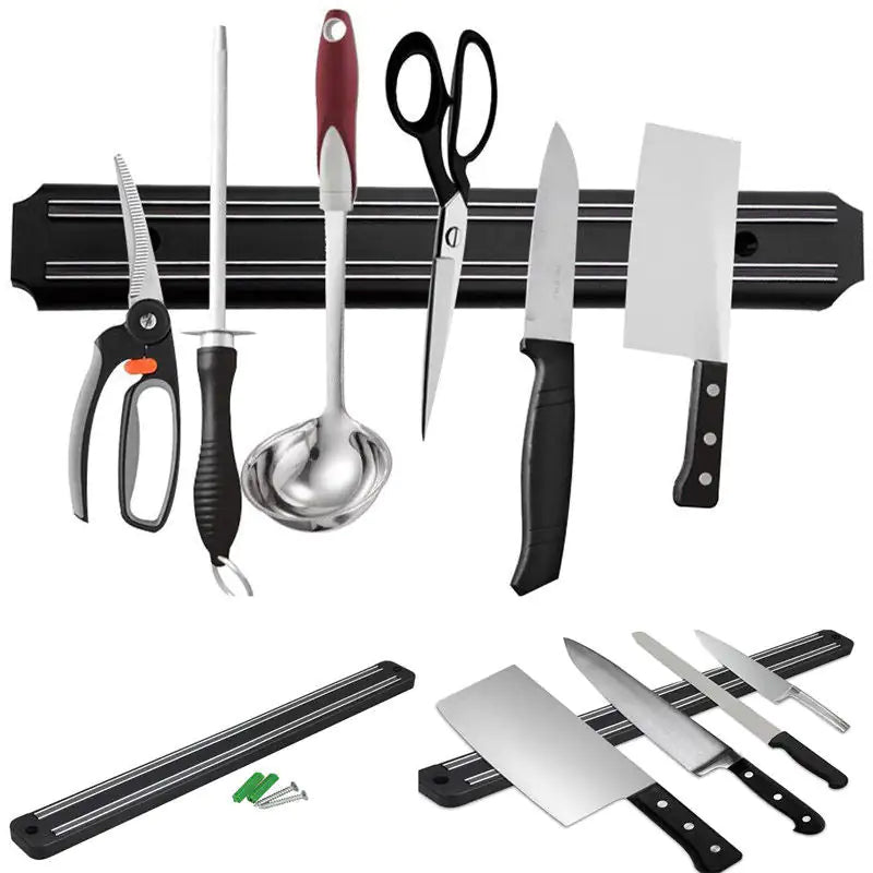 Magnetic Knife & Utensil Holder (Wall Mounted) - BlissfulBasic