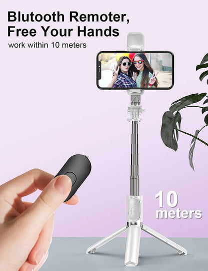 Wireless Bluetooth Selfie Stick Tripod - BlissfulBasic