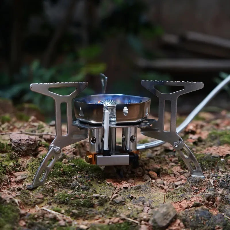 Portable Camp Stove W/Triple Propane Burner - BlissfulBasic