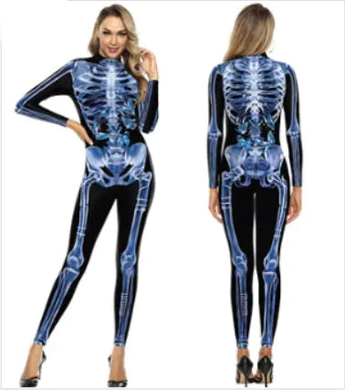 Mens/Womens Skeleton Halloween Costume | available at BlissfulBasic.com