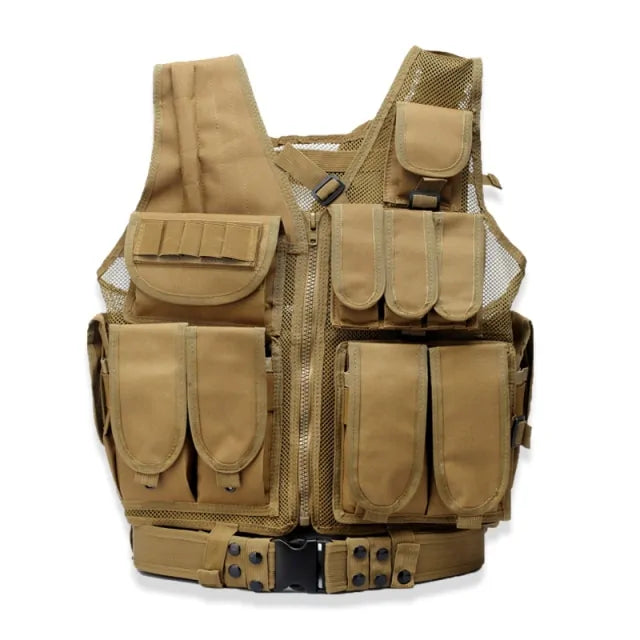 Airsoft Military Body Armor Tactical Gear Vest - BlissfulBasic