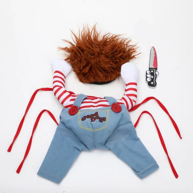 Funny Halloween Chucky Dog Costume