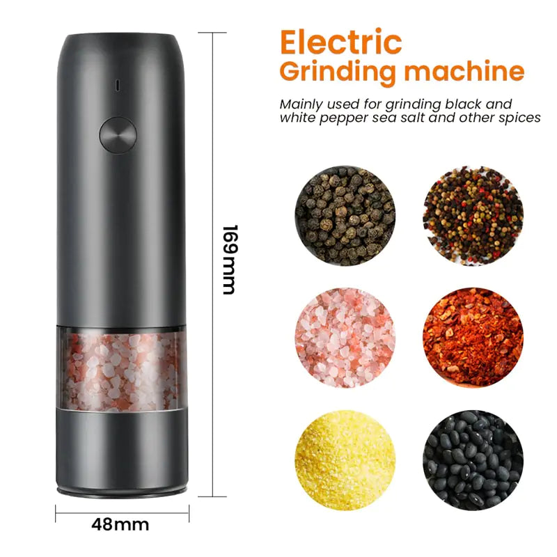 Electric Automatic Pepper And Salt Grinder - BlissfulBasic