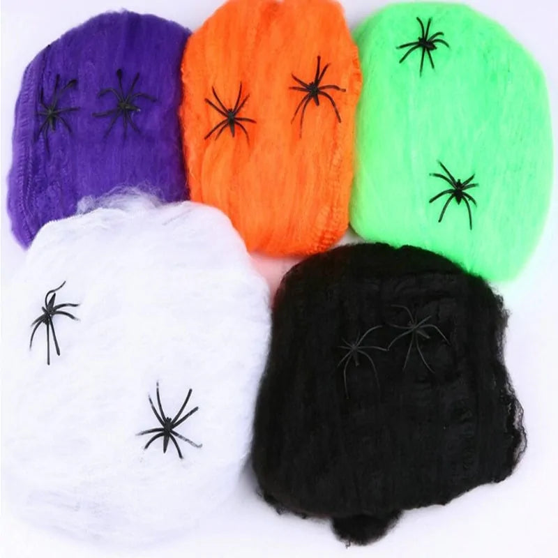 Halloween Spider Cobweb Decorations