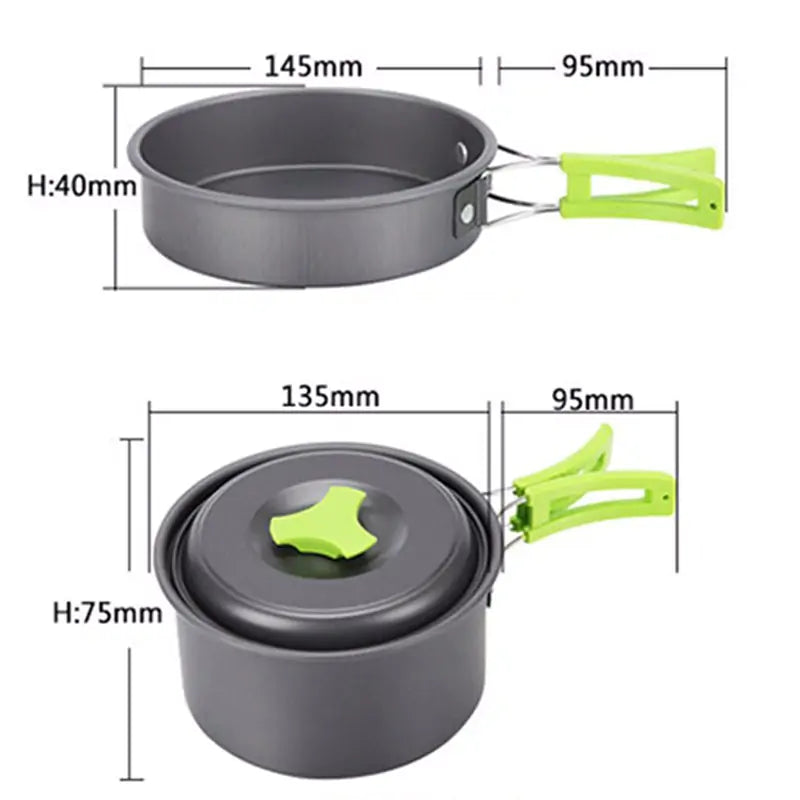 Outdoor Camping Tableware Kit - BlissfulBasic