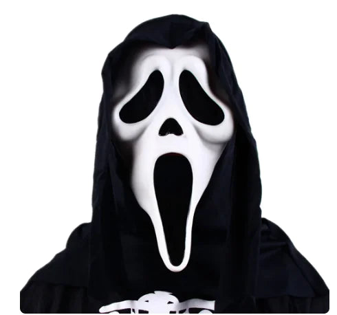 Ghost Face Mask - Glow-in-the-Dark