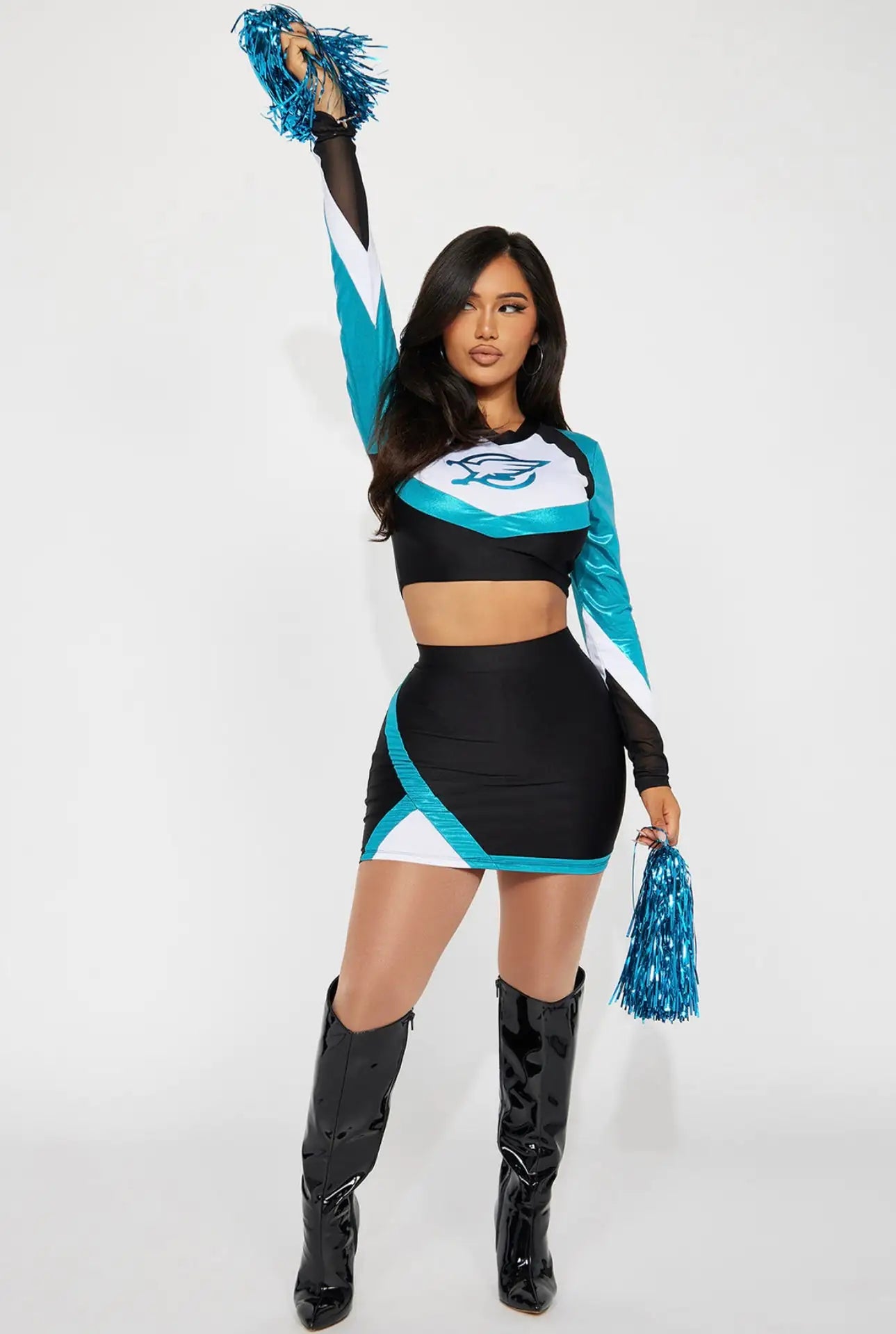 HalloweenCheer Cosplay Costume: Blue&Black