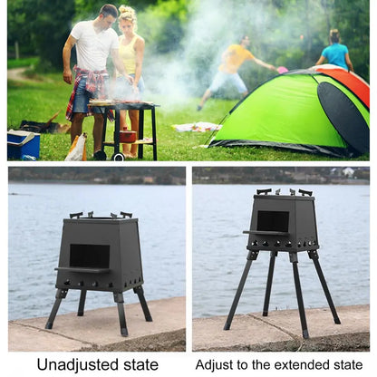 Portable Campfire Cooktop Stove - BlissfulBasic