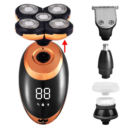 LCD Display Electric Shaver - BlissfulBasic