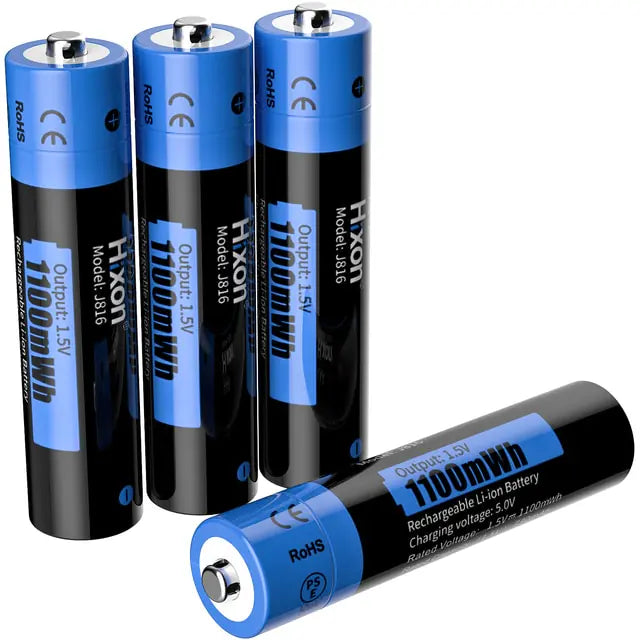 AAA Rechargeable Batteries w/ Optional Charger - BlissfulBasic