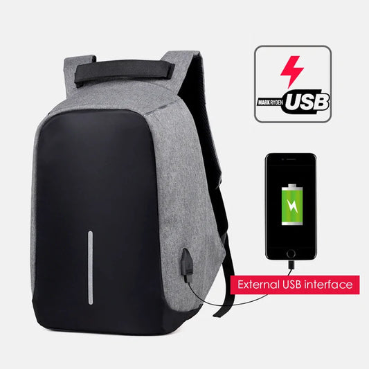 Laptop Backpack USB Charging | available at BlissfulBasic.com