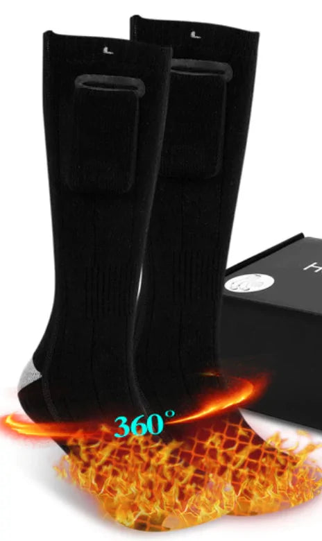 Comfortable Water Resistant Electric Heated Socks ( 1 Set - 3 adjustable Modes ) - BlissfulBasic