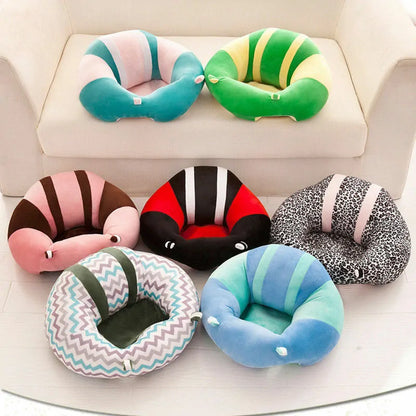 Kids Baby Support Seat: Comfortable Sit Up Soft Chair Cushion Sofa Plush Pillow Toy Bean Bag - BlissfulBasic