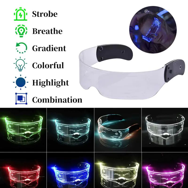 Neon Party LED Luminous Glasses - BlissfulBasic