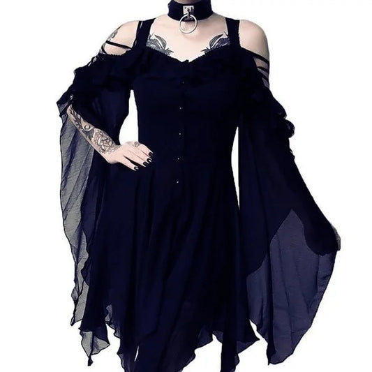 Halloween Cosplay Vampire Dress | available at BlissfulBasic.com