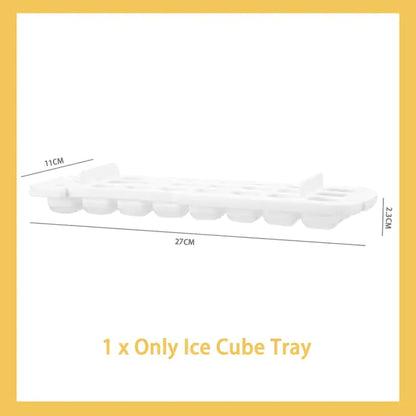 Silicone Ice Tray and Bin w/Lid (3 Piece Set) - BlissfulBasic