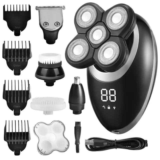 LCD Display Electric Shaver - BlissfulBasic