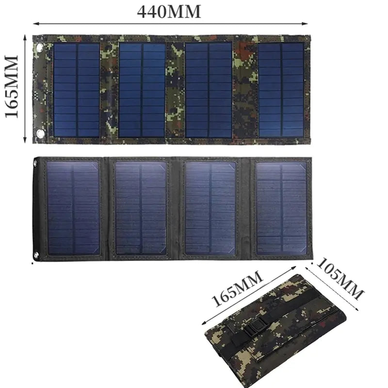 Foldable Solar Panel Charger - BlissfulBasic