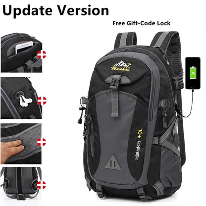 Waterproof Camping Travel Backpack - BlissfulBasic