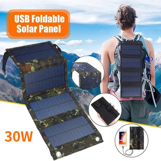 Foldable Solar Panel Charger - BlissfulBasic