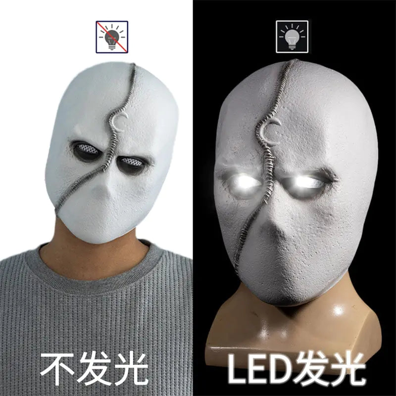 Halloween Moon Knight Latex Mask | available at BlissfulBasic.com