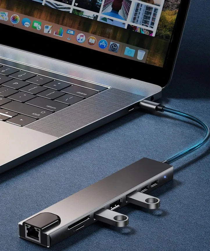 USB-C Multi-Hub Docking Station - BlissfulBasic