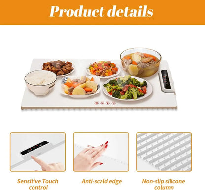 Adjustable Temperature Electric Warming Tray - BlissfulBasic