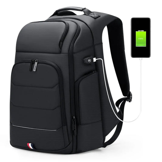 Waterproof USB Charging Backpack | available at BlissfulBasic.com