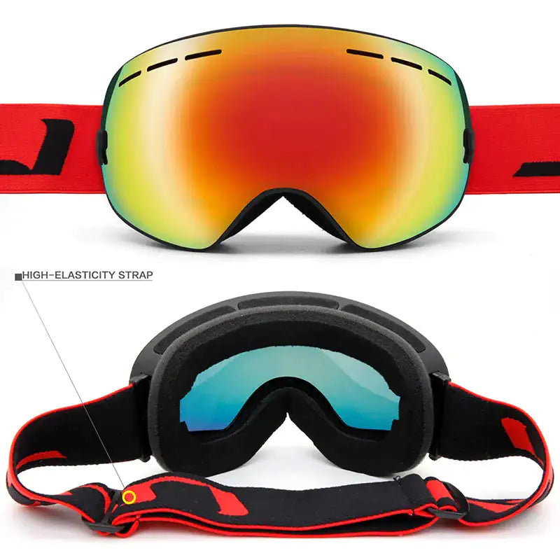 Snowboarding / Ski Goggles With Anti-Fog Protection - BlissfulBasic