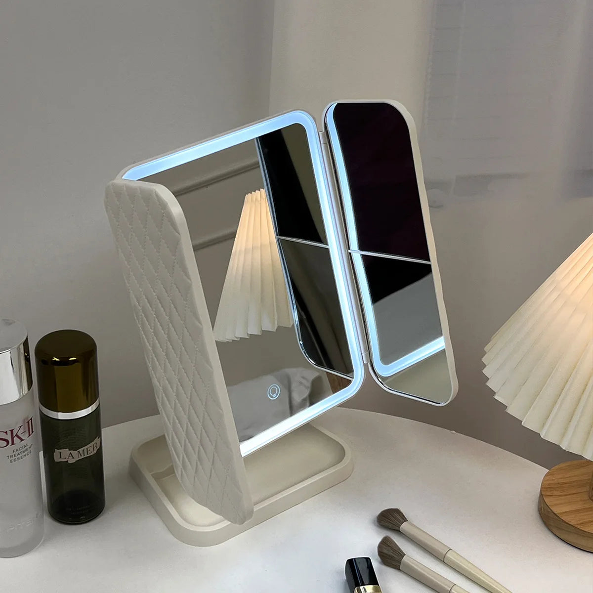 GlowTech Smart Tri LED Makeup Mirror - BlissfulBasic