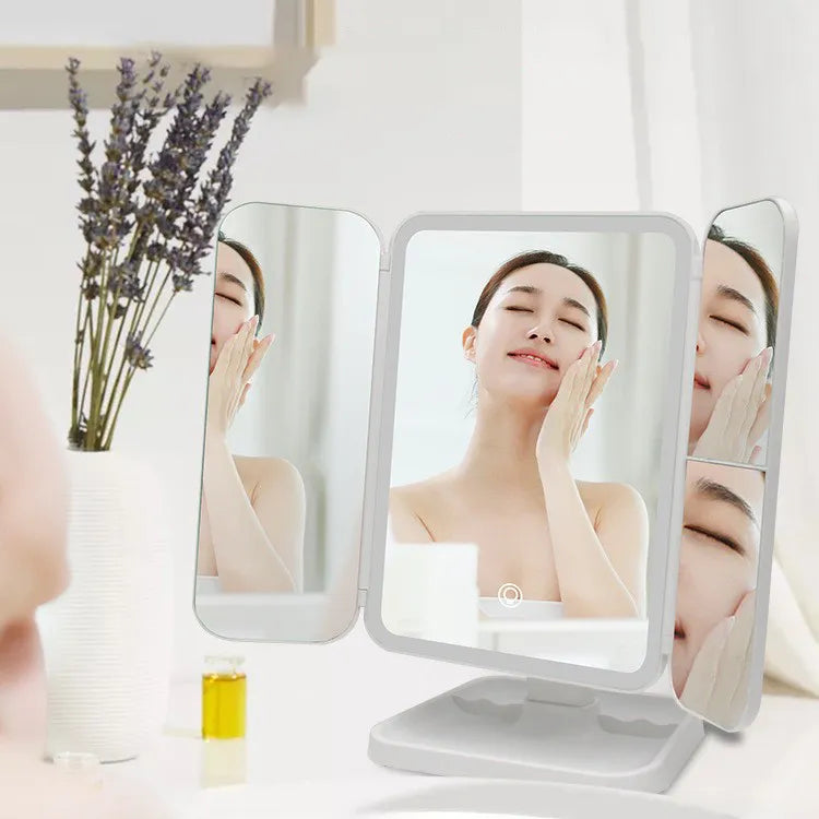 GlowTech Smart Tri LED Makeup Mirror - BlissfulBasic