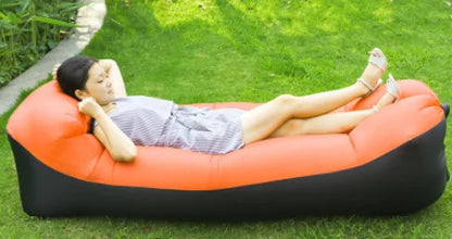 Outdoor Portable Inflatable Lazy Sleeping Bag - BlissfulBasic