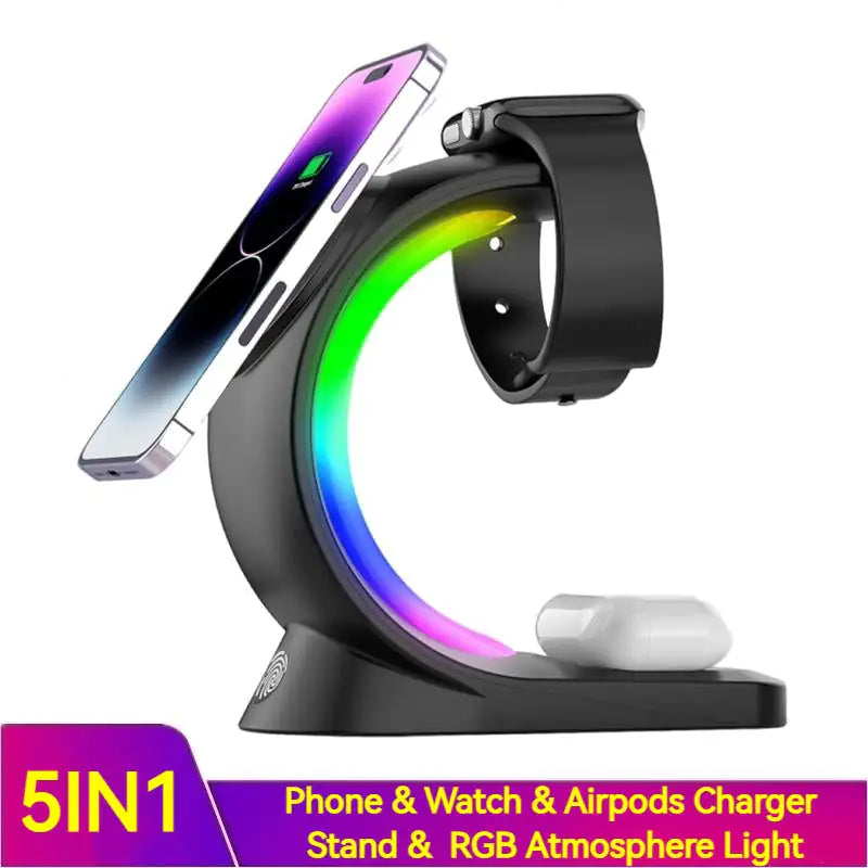 4 In 1 Magnetic Wireless Cell Phone Charger 827