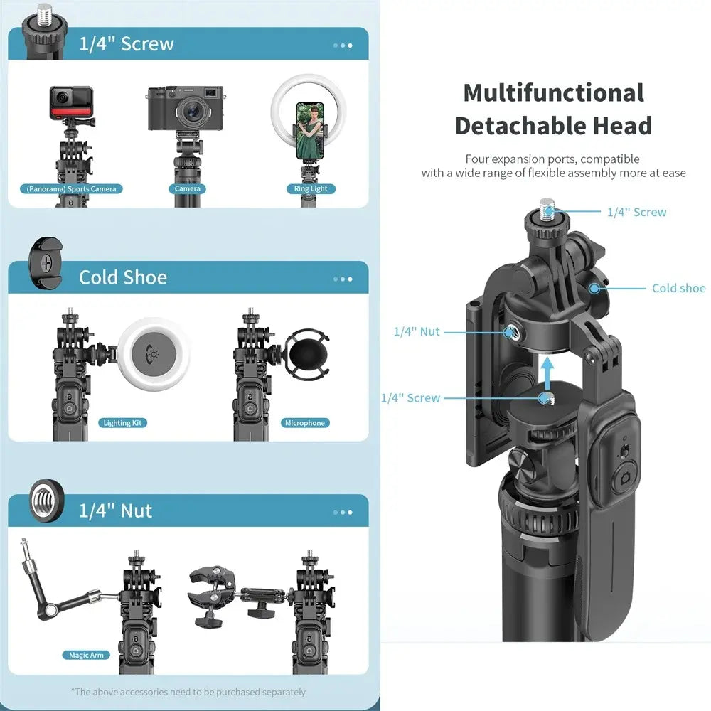 Auto Face Tracking Tripod with Stabilizer - BlissfulBasic