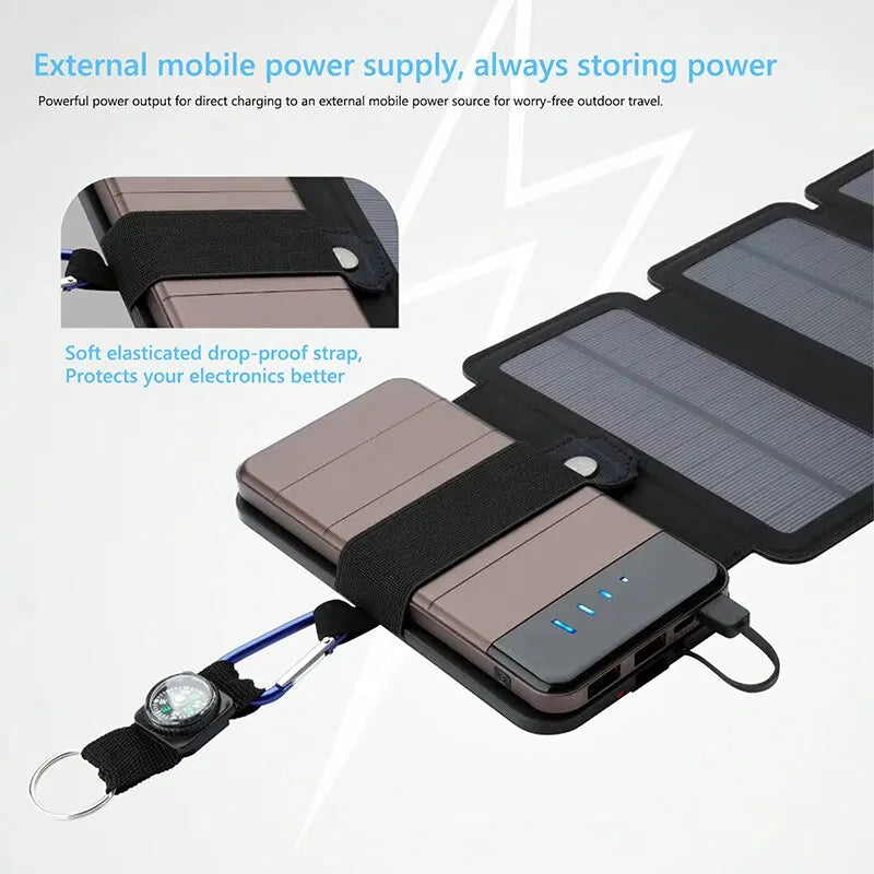 Multifunctional Portable Solar Charging Panel - BlissfulBasic