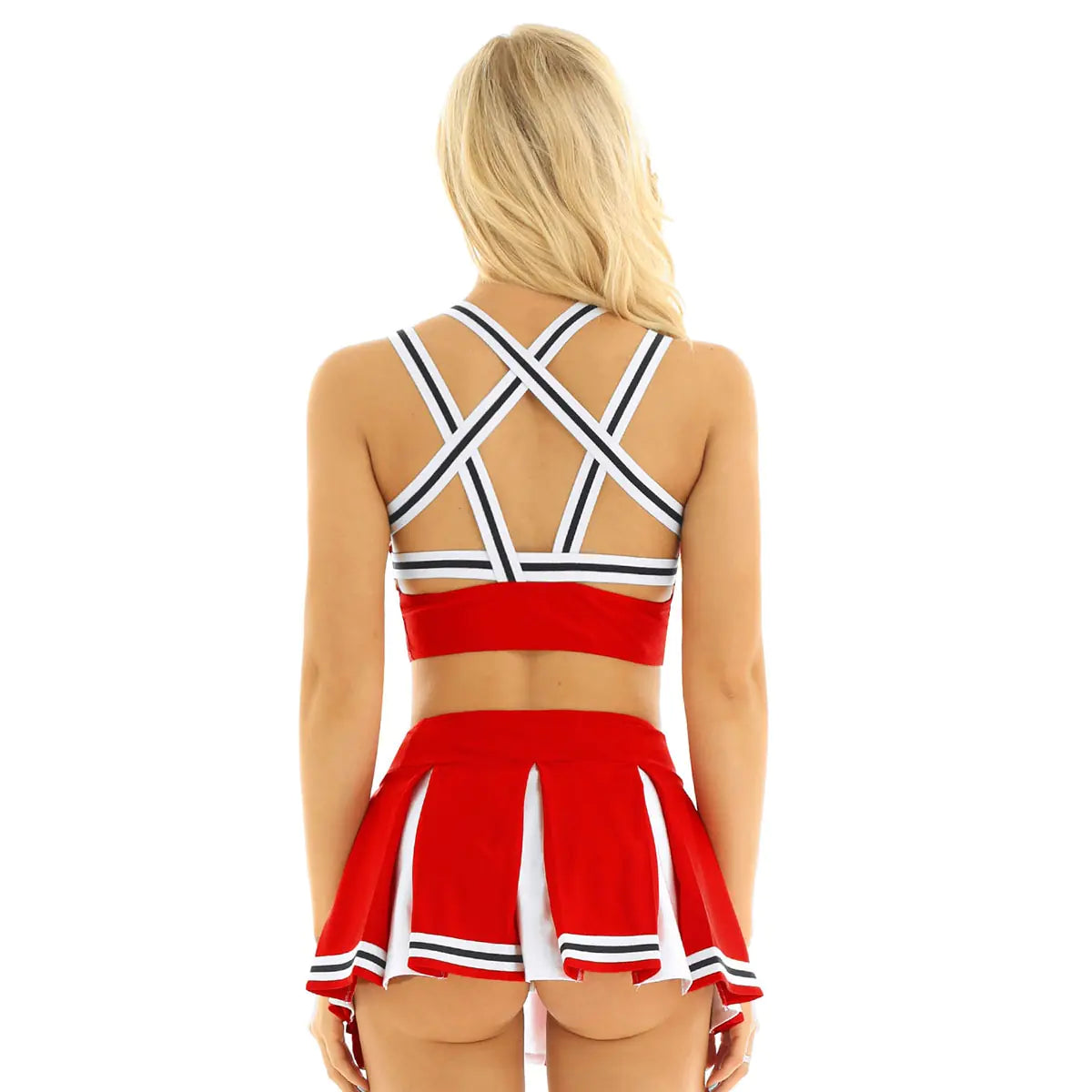 Cheerleader Costume Set (2-Piece) | Unleash Your Team Spirit with Style 12 Different Colors