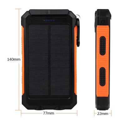 Waterproof Solar Power Bank - BlissfulBasic