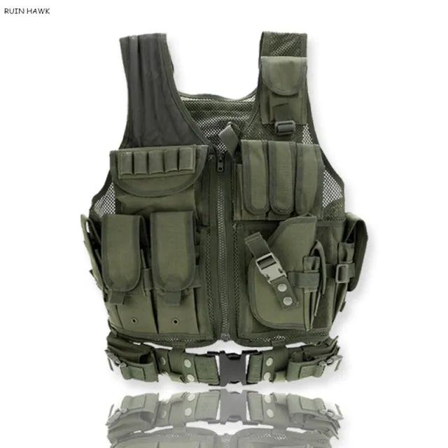 Airsoft Military Body Armor Tactical Gear Vest - BlissfulBasic