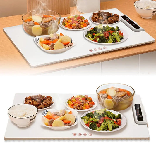 Adjustable Temperature Electric Warming Tray - BlissfulBasic