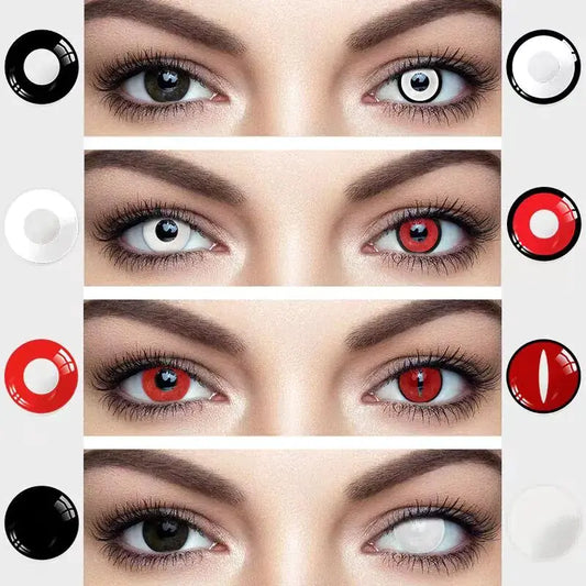 Halloween Cosplay Contact Lenses | available at BlissfulBasic.com