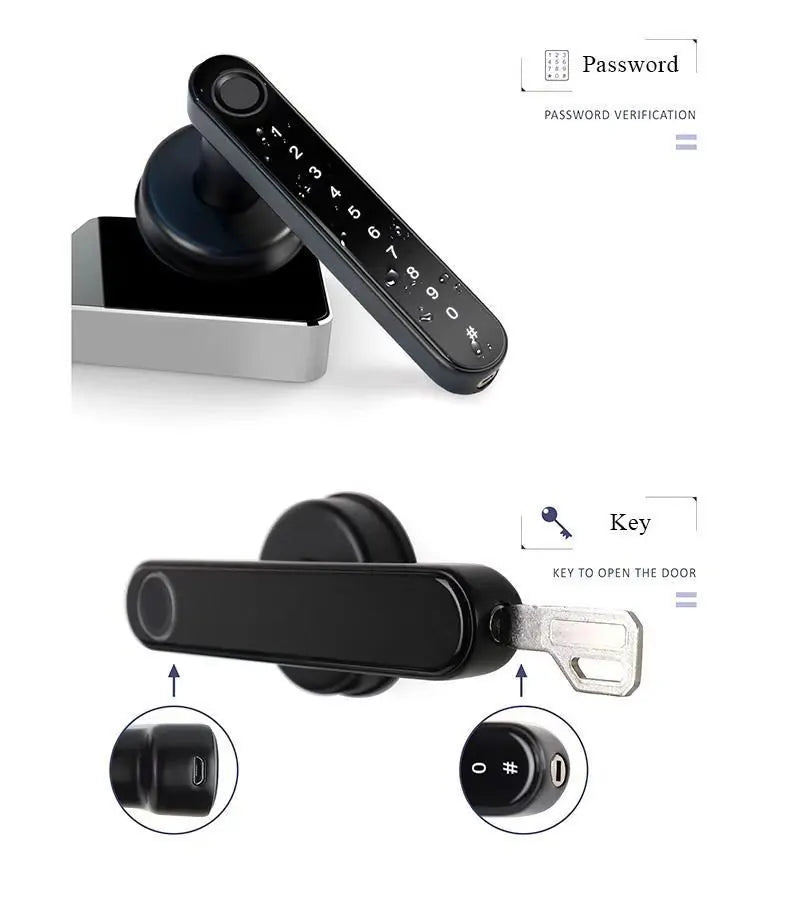 Digital Password Entry Door Handle - BlissfulBasic