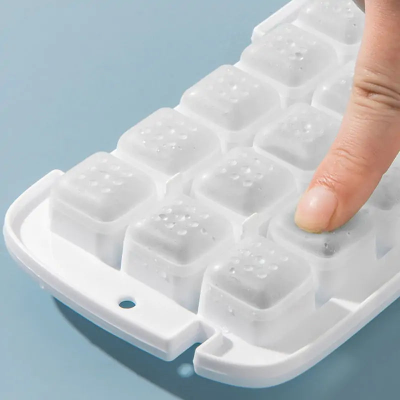 Silicone Ice Tray and Bin w/Lid (3 Piece Set) - BlissfulBasic