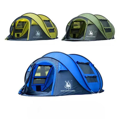 4-Person Easy Pop up Outdoor Tent - BlissfulBasic