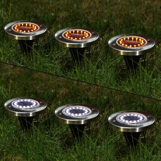 Outdoor Solar LED Disc Lights - BlissfulBasic