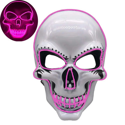 Costumes Mask | Light-up LED Skeleton Halloween Mask