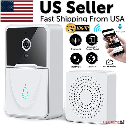 Wireless Video Security Camera/Doorbell | available at BlissfulBasic.com