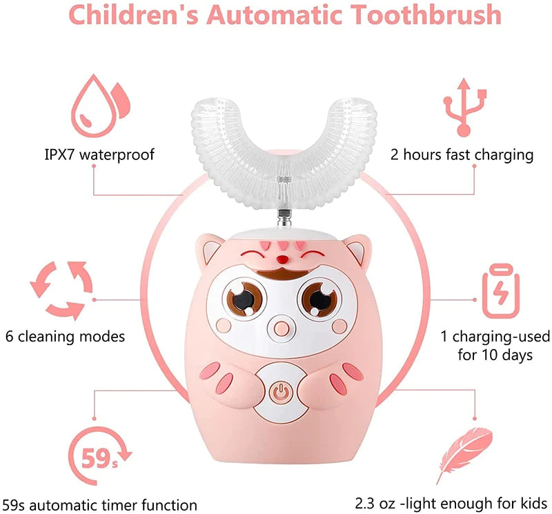 Kid's Mouthpiece Rechargeable Electric Toothbrush - BlissfulBasic