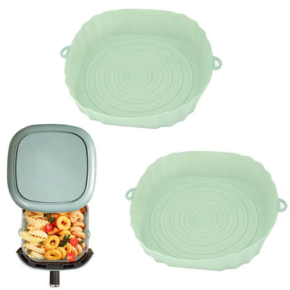 Reusable Silicone Air Fryer Basket Set - BlissfulBasic